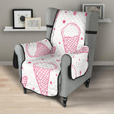 Hand drawn ice cream pattern Chair Cover Protector