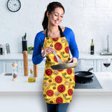 Pizza Texture Pattern Adjustable Apron