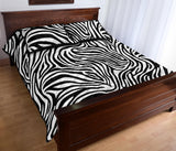 Zebra skin pattern Quilt Bed Set
