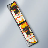 Colorful Maneki Neko Cat Pattern Car Sun Shade