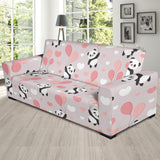 Cute Panda Ballon Heart Pattern Sofa Slipcover