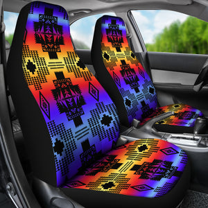 Black Sunset Car Seat Covers