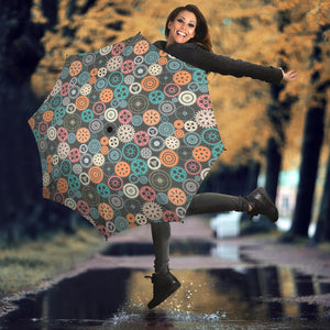 Gear Pattern Print Design 05 Umbrella
