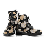 Champignon Mushroom Pattern Leather Boots