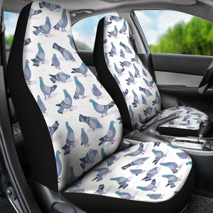 Pigeon Pattern Print Design 03 Universal Fit Car Seat Covers