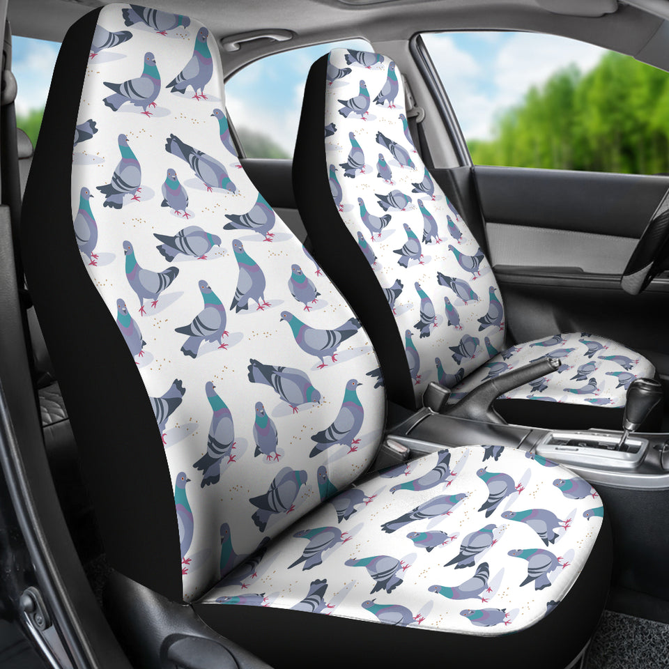 Pigeon Pattern Print Design 03 Universal Fit Car Seat Covers