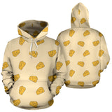 Cheese Pattern Men Women Pullover Hoodie