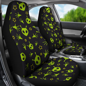 Alien Pattern Print Design 02 Universal Fit Car Seat Covers