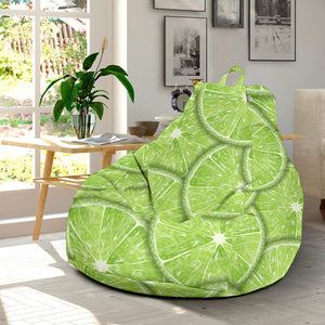 Slices Of Lime Pattern Bean Bag Cover