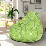 Slices Of Lime Pattern Bean Bag Cover
