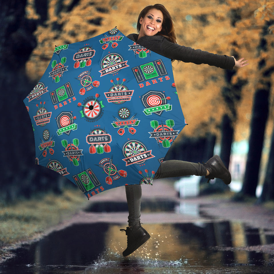 Darts Pattern Print Design 02 Umbrella