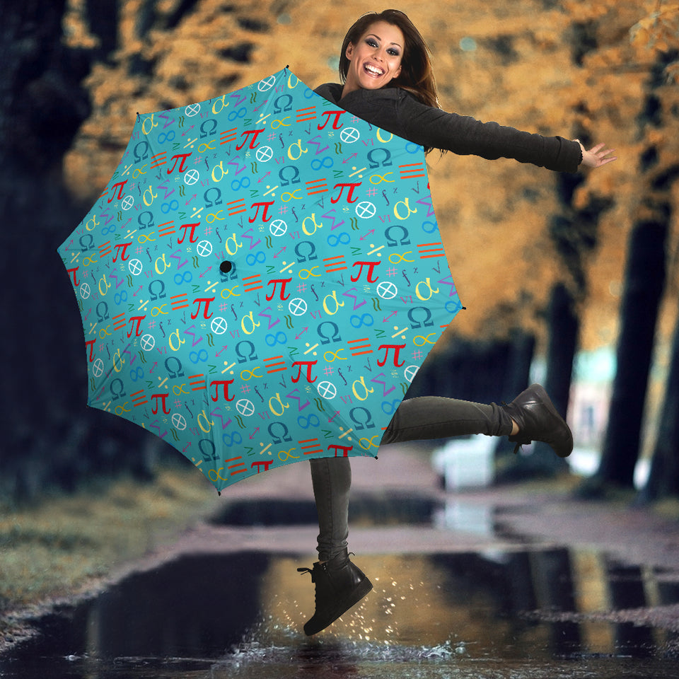 Math Pattern Print Design 02 Umbrella
