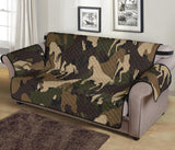 Horse Camo Camouflage Pattern Sofa Cover Protector