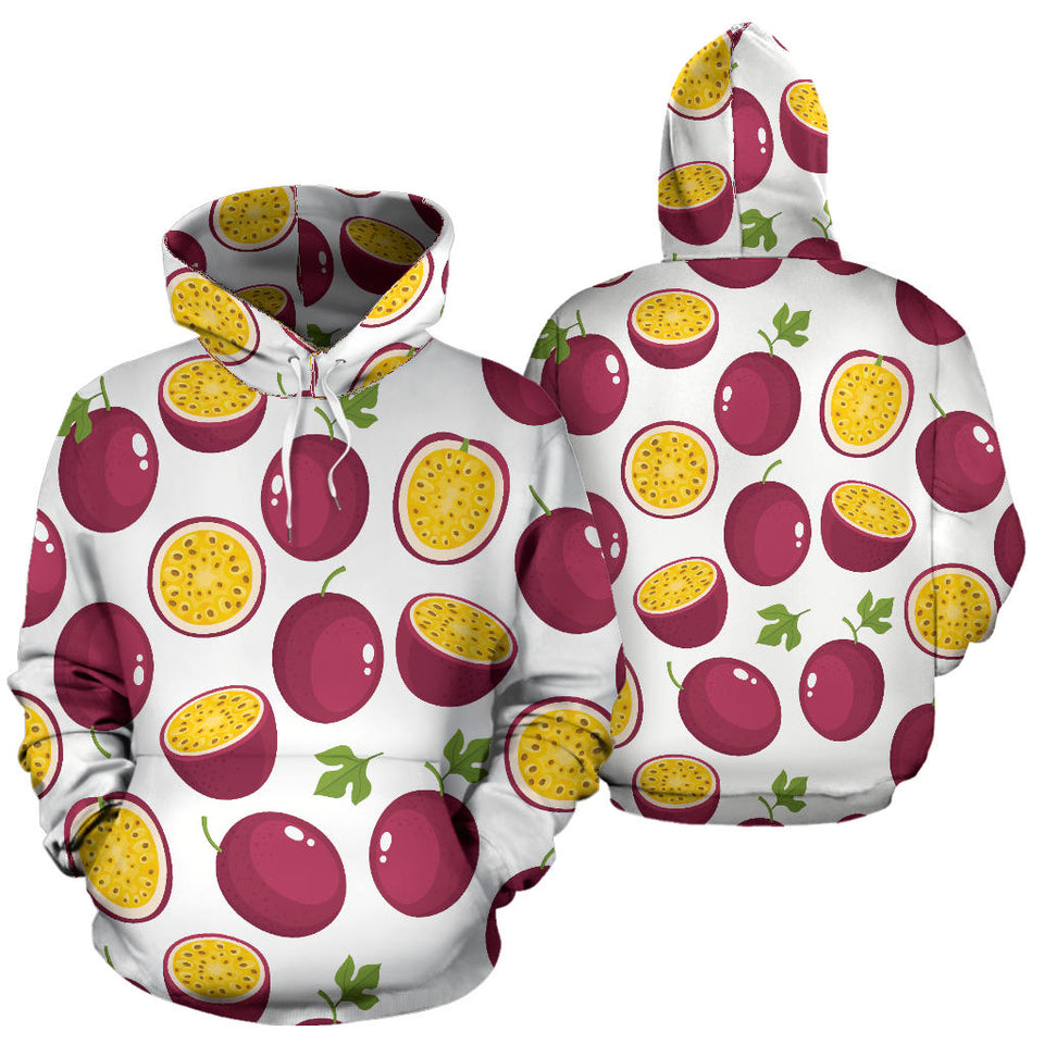 Passion Fruit Design Pattern Men Women Pullover Hoodie