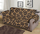 Coffee bean on brown background Sofa Cover Protector