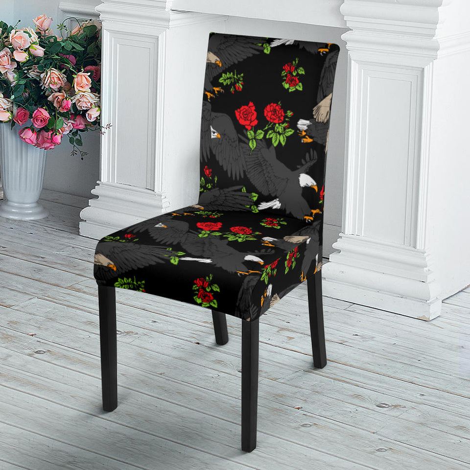 Eagle Pattern Print Design 04 Dining Chair Slipcover