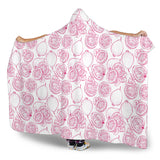 Sketch Guava Pattern Hooded Blanket