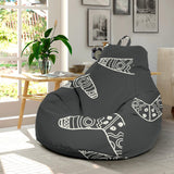 Hand Drawn Boomerang Australian Aboriginal Ornament Bean Bag Cover