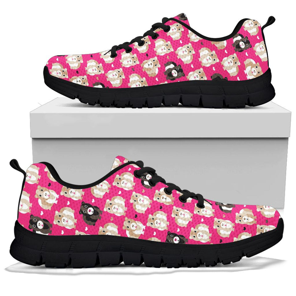 Guinea Pig Pattern Print Design 01 Sneakers Pillow