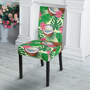 Coconut Pattern Print Design 01 Dining Chair Slipcover