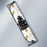 Christmas Tree Holly Snow Star Pattern Car Sun Shade