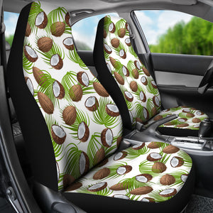 Coconut Pattern Print Design 04 Universal Fit Car Seat Covers