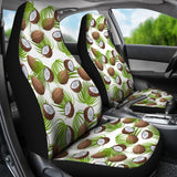 Coconut Pattern Print Design 04 Universal Fit Car Seat Covers