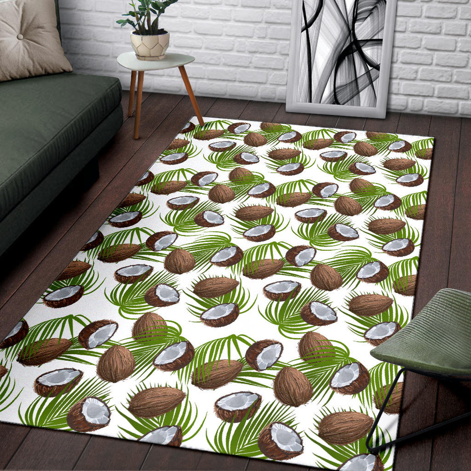 Coconut Pattern Print Design 04 Area Rug