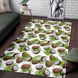 Coconut Pattern Print Design 04 Area Rug