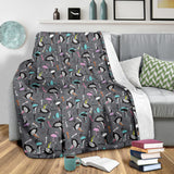 Ostrich Pattern Print Design 01 Premium Blanket