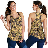 Leopard skin print Women Racerback Tank Top