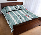 Crows christmas hat scarf Quilt Bed Set