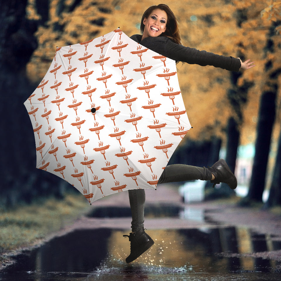 Sausage Pattern Print Design 05 Umbrella