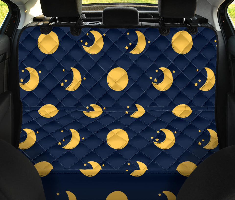 Moon Star Pattern Dog Car Seat Covers