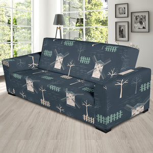Windmill Tree Pattern Sofa Slipcover