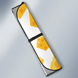 Cheese Slice Pattern Car Sun Shade