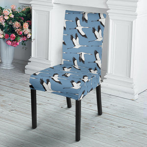 Seagull Pattern Print Design 04 Dining Chair Slipcover