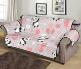 Cute panda ballon heart pattern Sofa Cover Protector