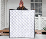 Arabic White Pattern Premium Quilt