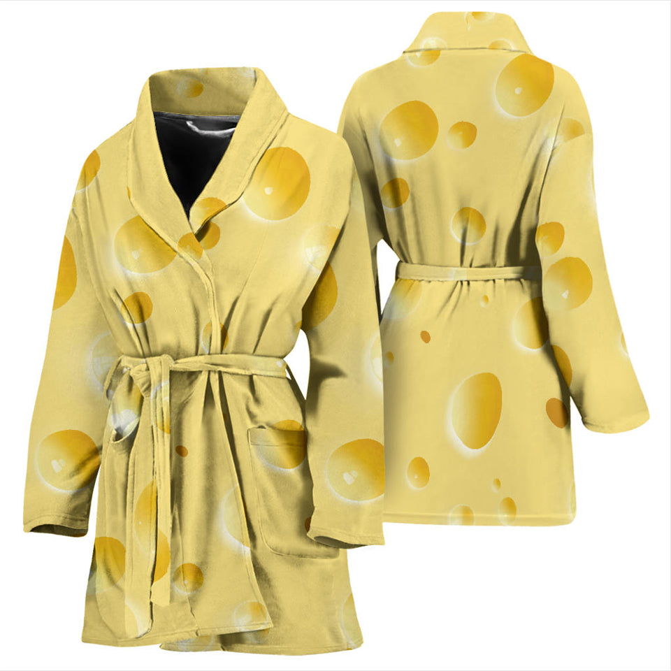 Cheese Texture Women'S Bathrobe