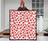 Canada Pattern Print Design 02 Premium Quilt