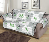 Hand drawn Koala leaves pattern Sofa Cover Protector