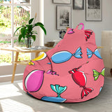 Colorful Wrapped Candy Pattern Bean Bag Cover