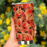 Fire Flame Pattern Tumbler