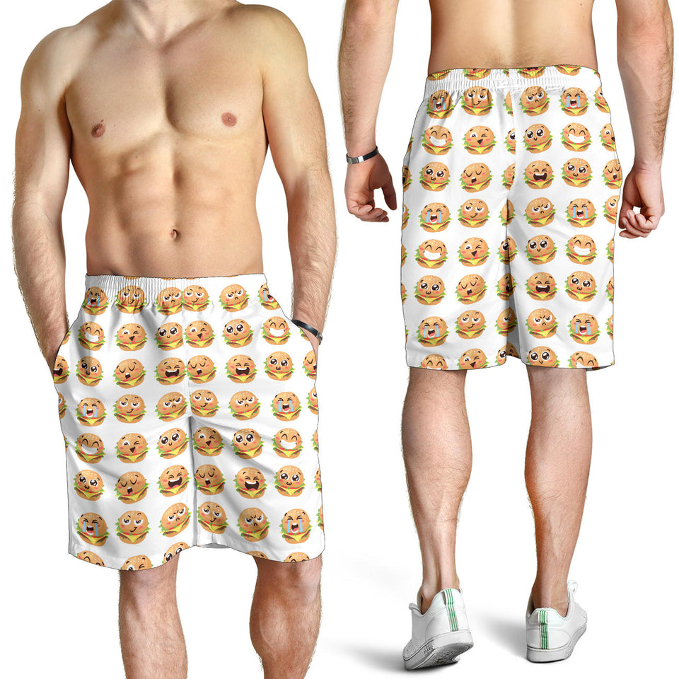 Hamburger Pattern Print Design 04 Men Shorts