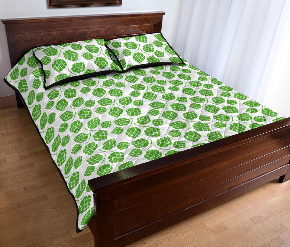 Hop pattern background Quilt Bed Set