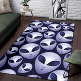 Alien Pattern Print Design 01 Area Rug
