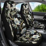 Japanese Crane Ornament Elements Universal Fit Car Seat Covers