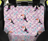 Black Whale Pattern Dog Car Seat Covers