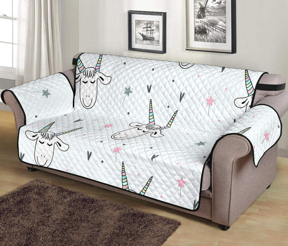 Cute goat design pattern Sofa Cover Protector